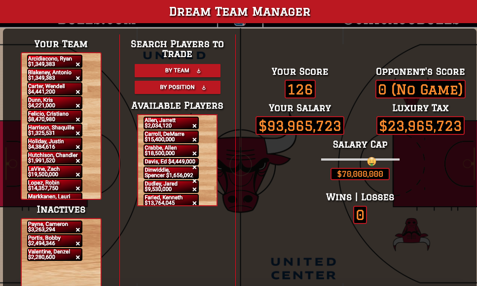 Dream Team Manager